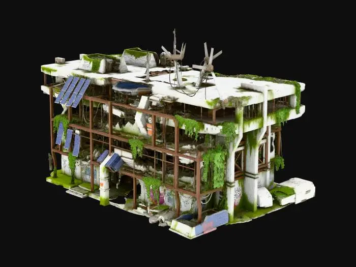 3D model for Panel Building - Wasteland