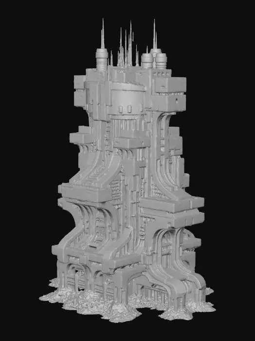 3D model for Monolith in the Wasteland