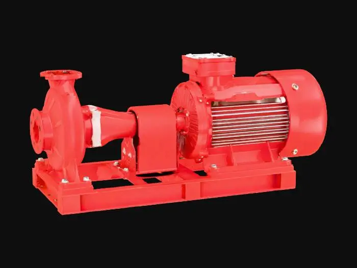 3D model for Red Industrial Pump