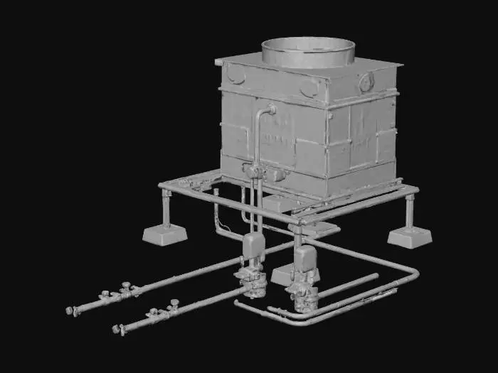 3D model for Cooling System Illustration