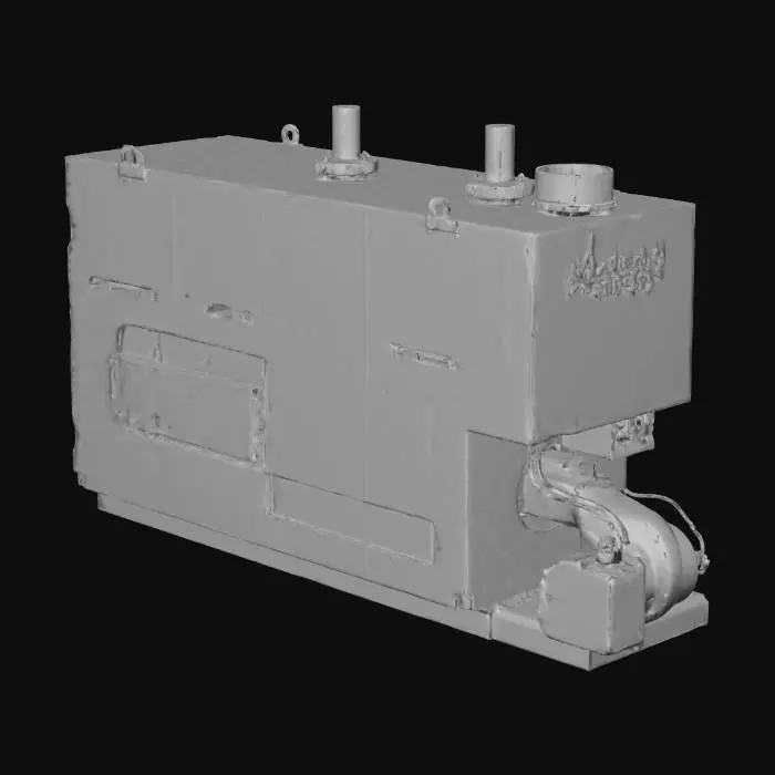 3D model for Industrial Boiler Illustration