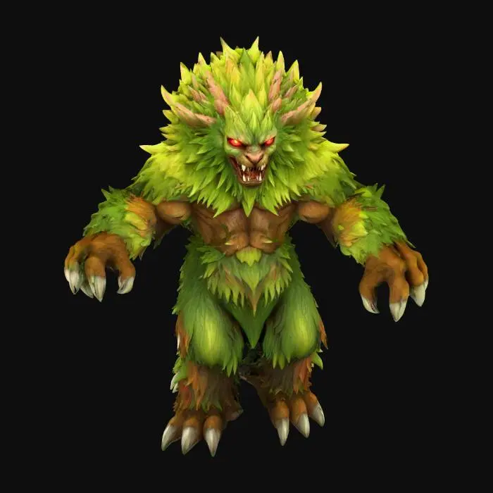3D model for Forest Fiend
