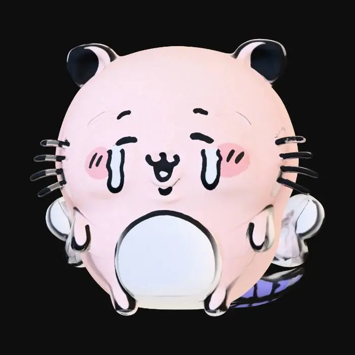 3D model for Tearful Pink Puff