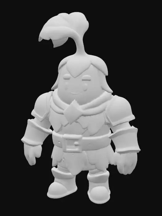 3D model for Leaf Knight