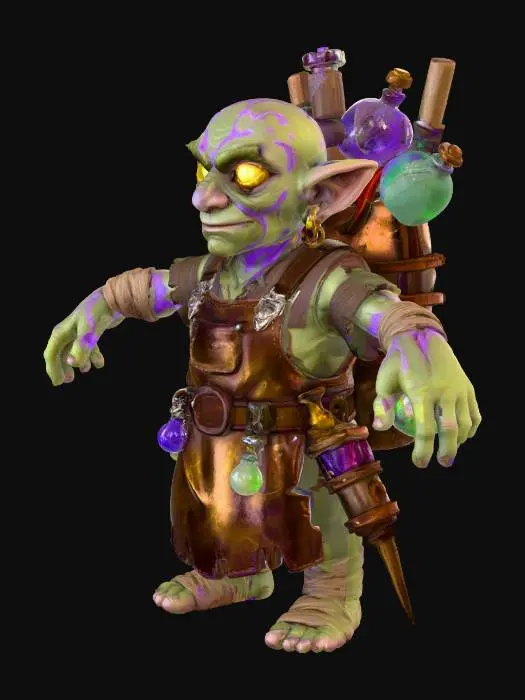 3D model for Goblin Alchemist