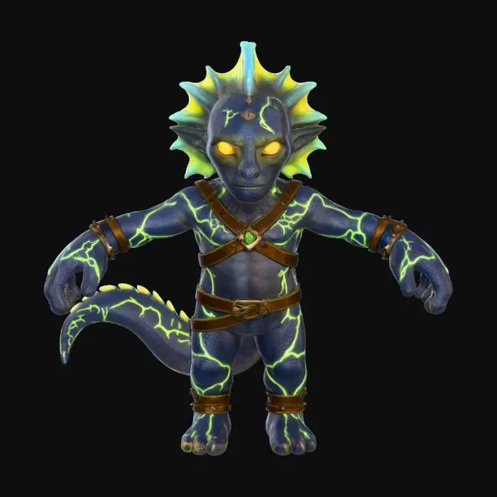 3D model for Electro Lizardling