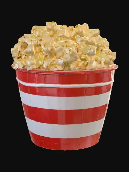 3D model for erstelle einen gebutterten popcornbucket