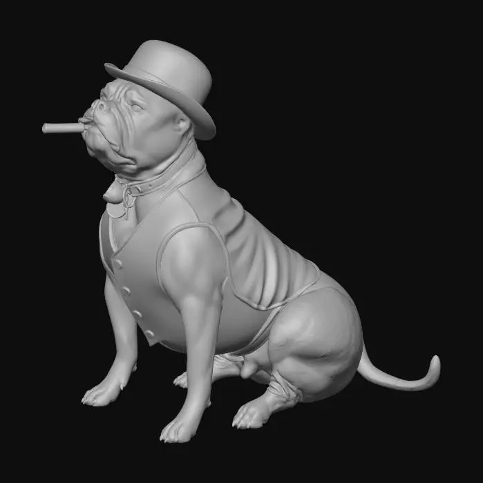 3D model for Gentleman Pup