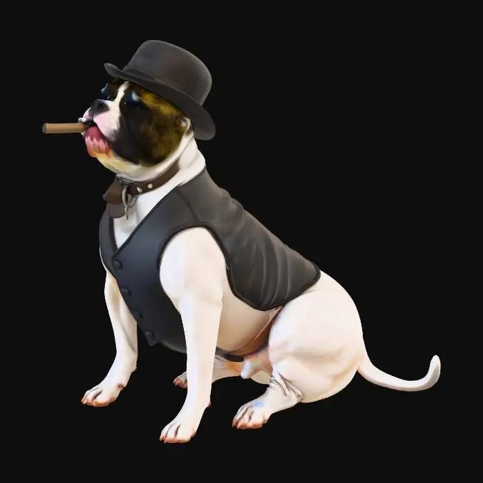 3D model for Gentleman Pup