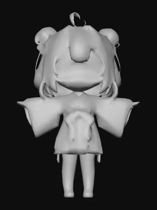 3D model for Chibi Kimono Character