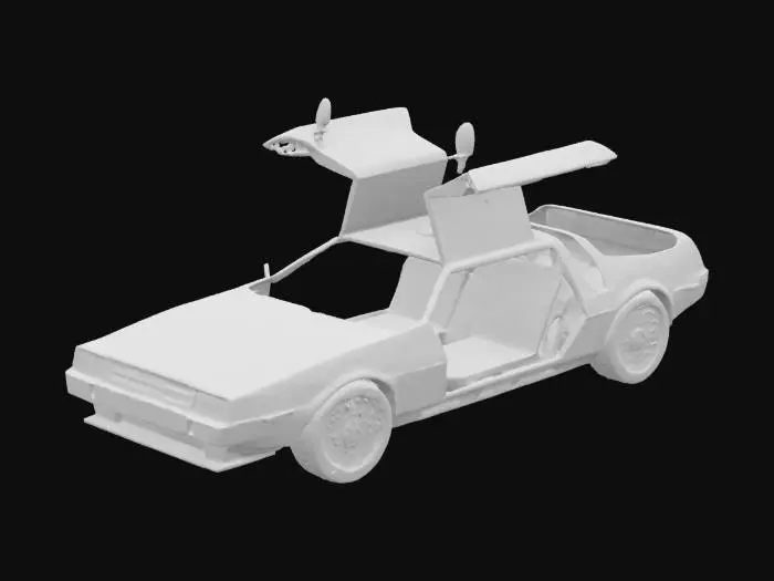 3D model for Delorean Dmc-12