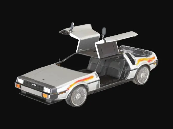 3D model for Delorean Dmc-12