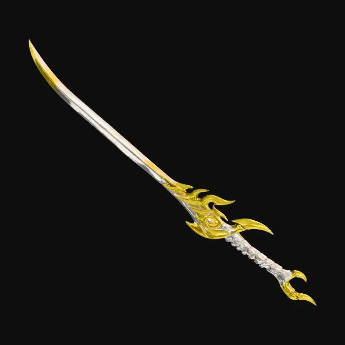 3D model for Golden Blaze Sword
