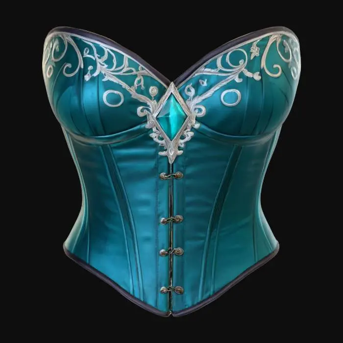 3D model for Emerald Elegance Corset
