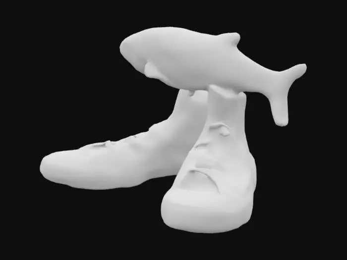 3D model for Fish Kicks