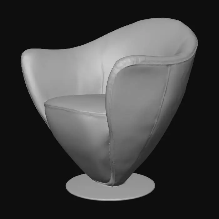 3D model for Red Tulip Chair