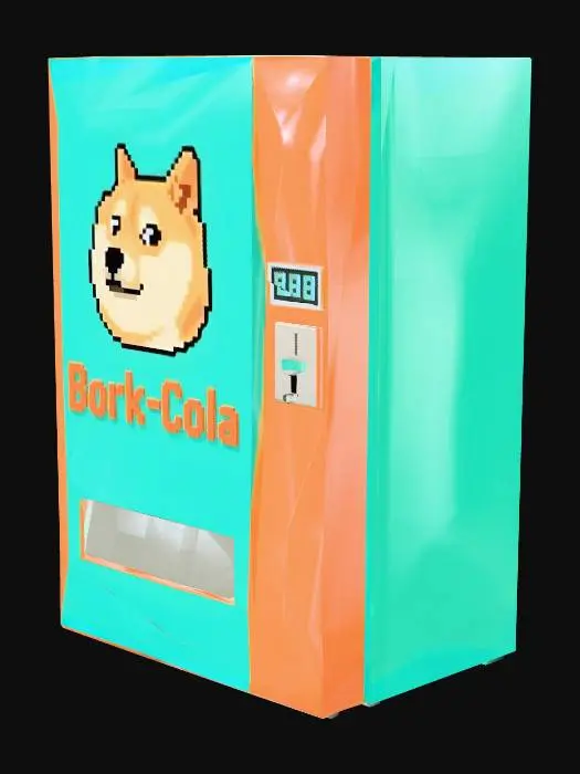 3D model for Bork-Cola Vending Machine