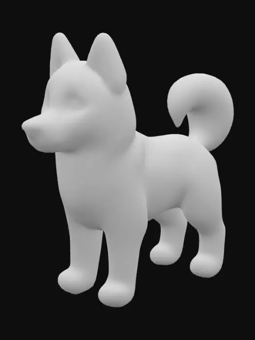 3D model for Husky Pup