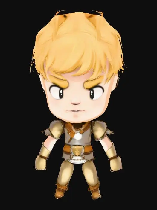 3D model for Warrior Chibi