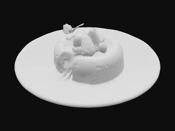 3D model for Choco Lava Delight, #food#