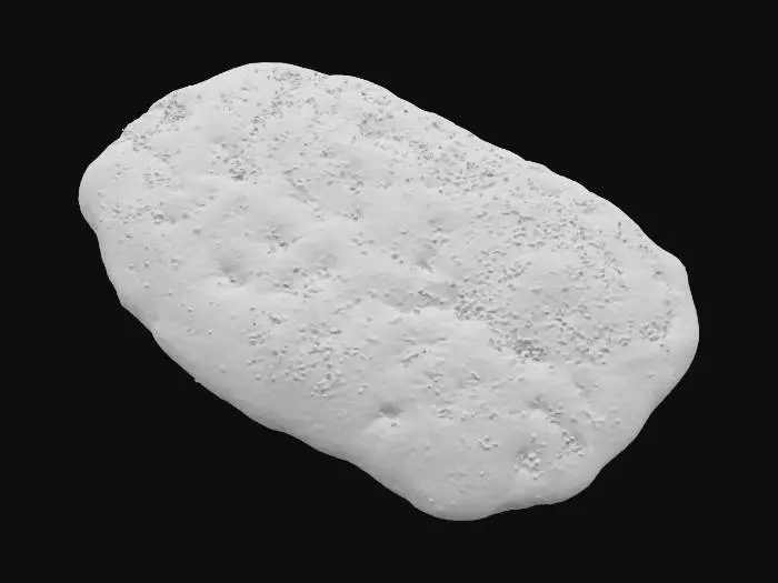 3D model for Flatbread Delight, #food#