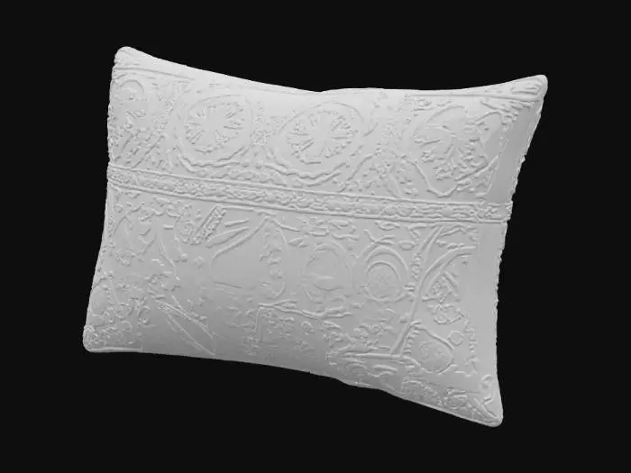 3D model for Floral Garden Pillow