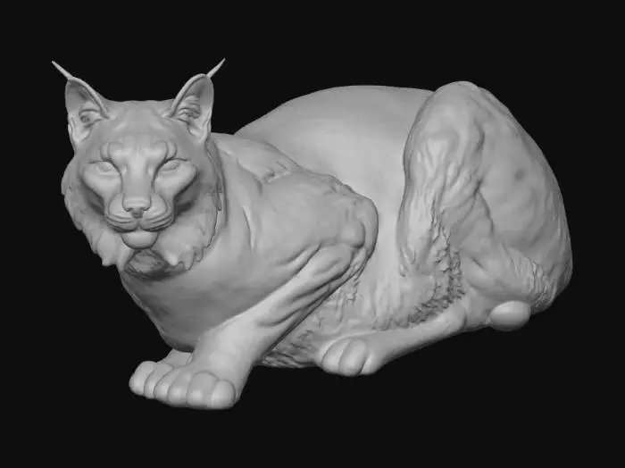 3D model for Lynx in Snow