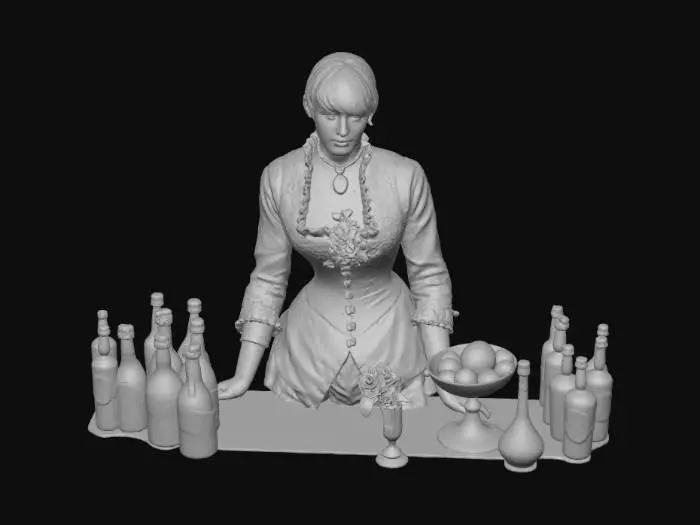 3D model for A Bar at the Folies-Bergère