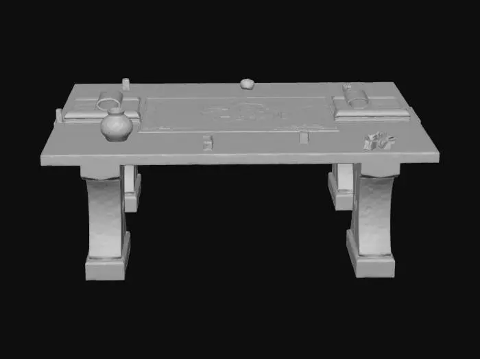 3D model for A table set for a DND campaign