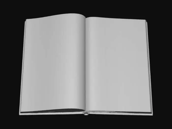 3D model for Rubáiyát Book Interior