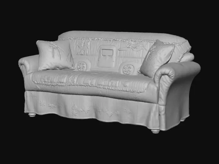 3D model for Christmas Truck Sofa Decor, #Christmas2025#