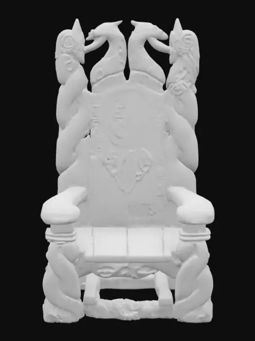 3D model for Viking Throne in the Mist