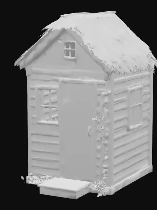 3D model for A bohemian shabby garden shed