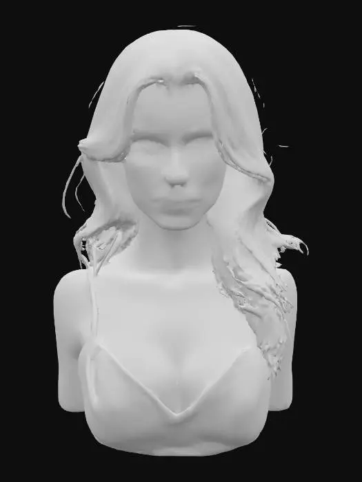 3D model for Super high definition bust of young Julie Christie 