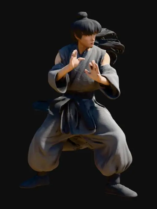 3D model for High definition full body model of jet lee