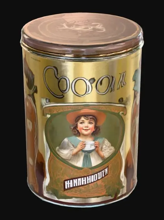 3D model for Vintage Cocoa Tin