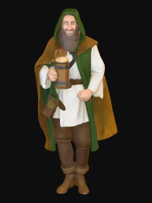 3D model for Friar Tuck