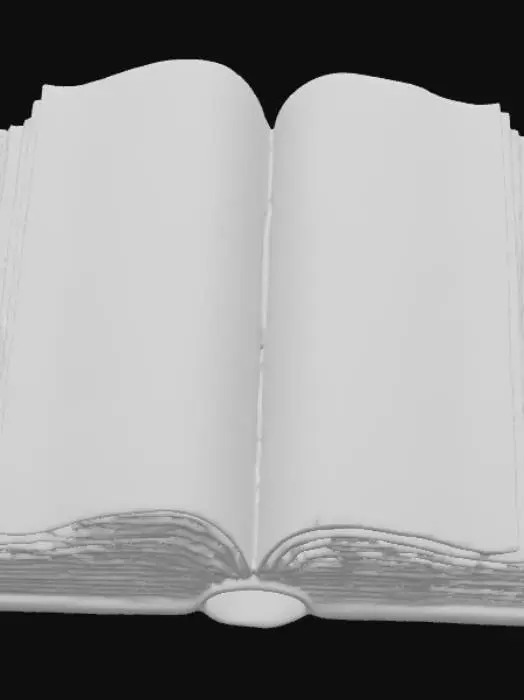 3D model for Open alchemy illustrated manuscript 