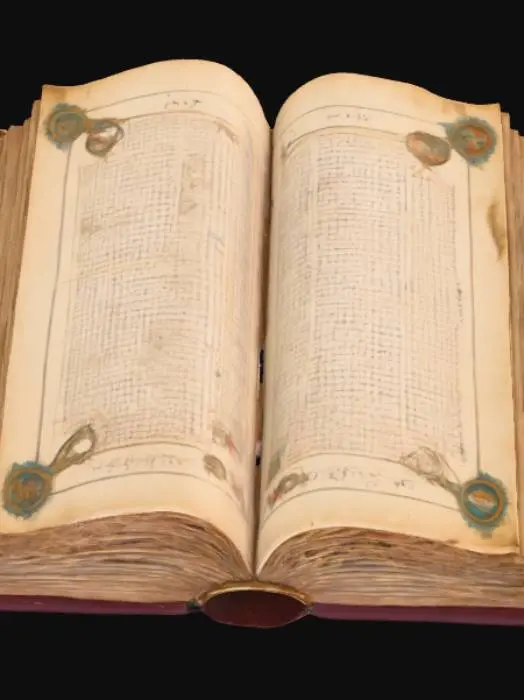 3D model for Open alchemy illustrated manuscript 