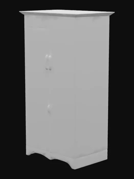 3D model for High resolution wardrobe hand painted by mark Chagall , #PBR#