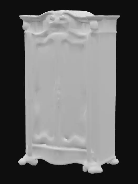 3D model for High resolution wardrobe hand painted by mark Chagall , #PBR#