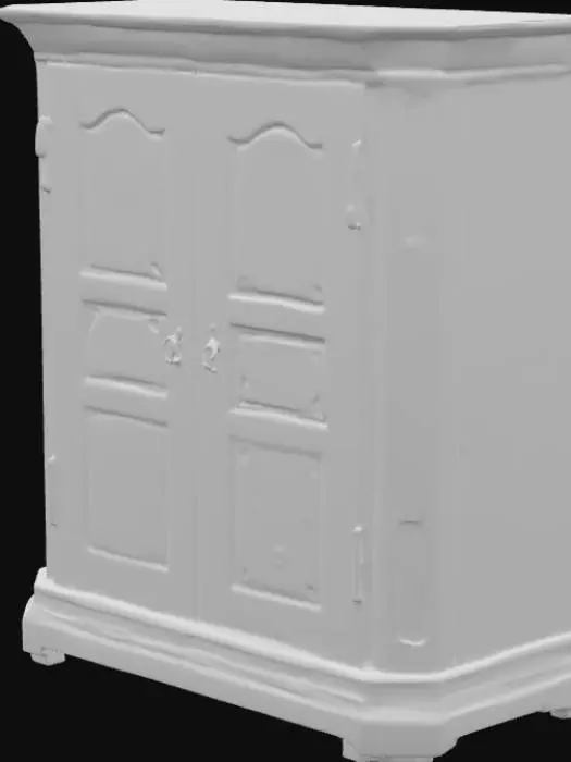 3D model for Floral Armoire, #PBR#