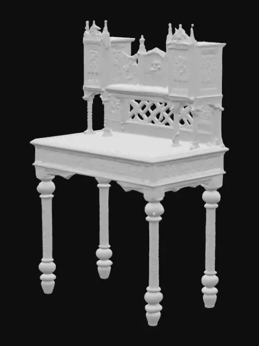 3D model for Gothic Revival Desk, #PBR#