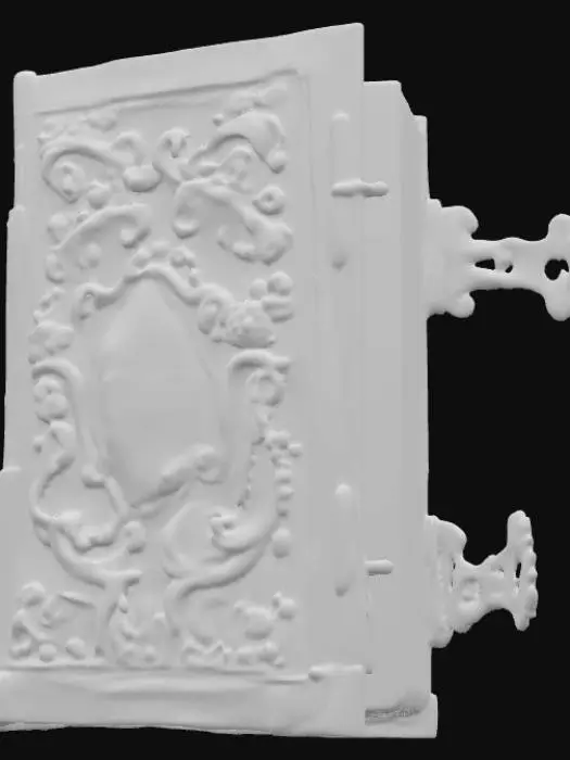 3D model for Ornate Metal-Covered Book