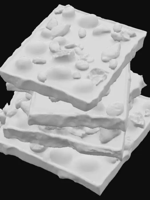 3D model for Nutty Chocolate Delight, #food#
