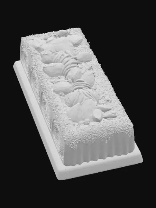 3D model for Pistachio Delight Cake, #food#