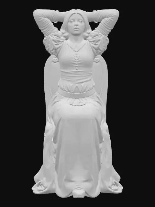 3D model for The Lady of Shalott