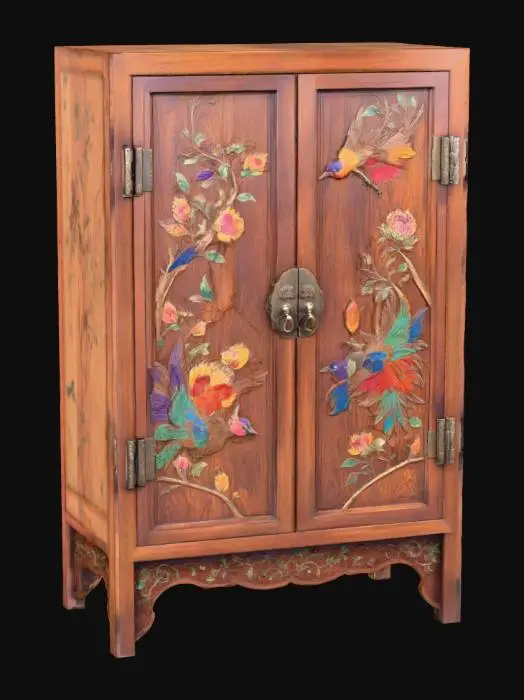 3D model for Floral Harmony Cabinet