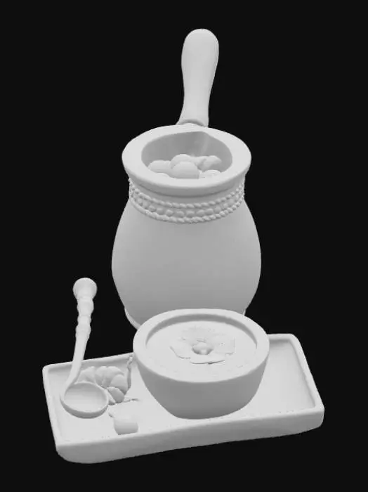 3D model for Herbal Kitchen Essentials, #food#