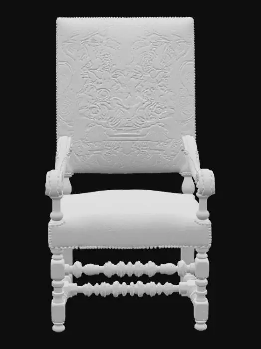 3D model for Elegant Tapestry Chair